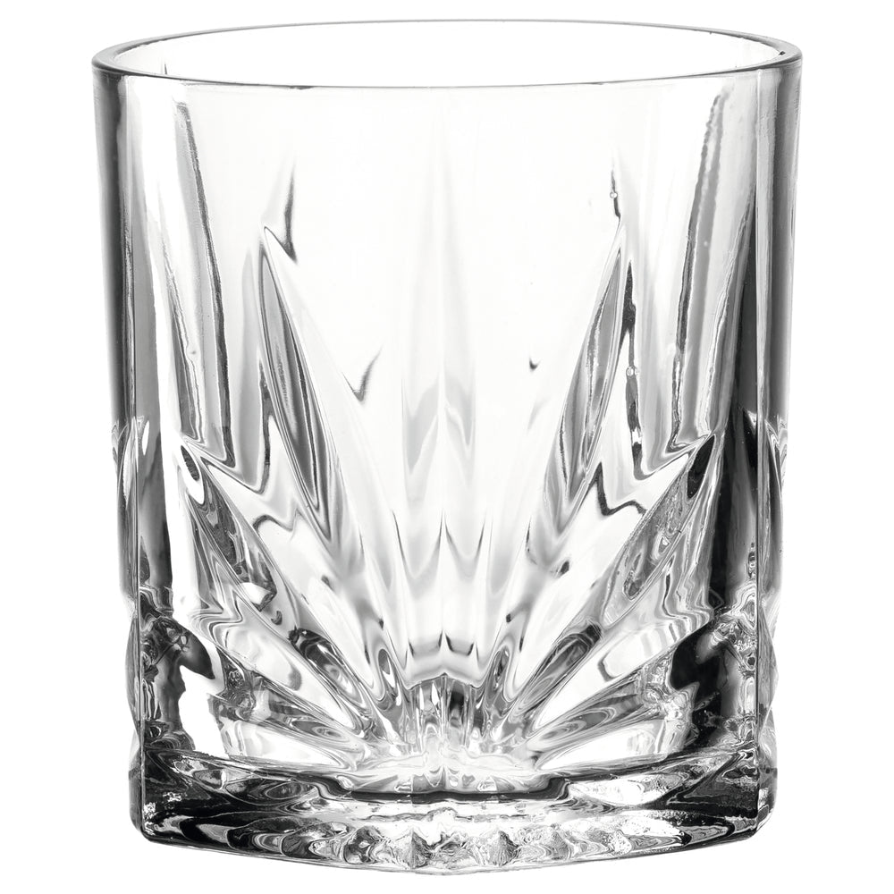 LEONARDO Whiskyglas Capri DOF – 4er Set, 330 ml, Ø 8,5 cm, H 9,5 cm, Glas, Transparent, spülmaschinenfest