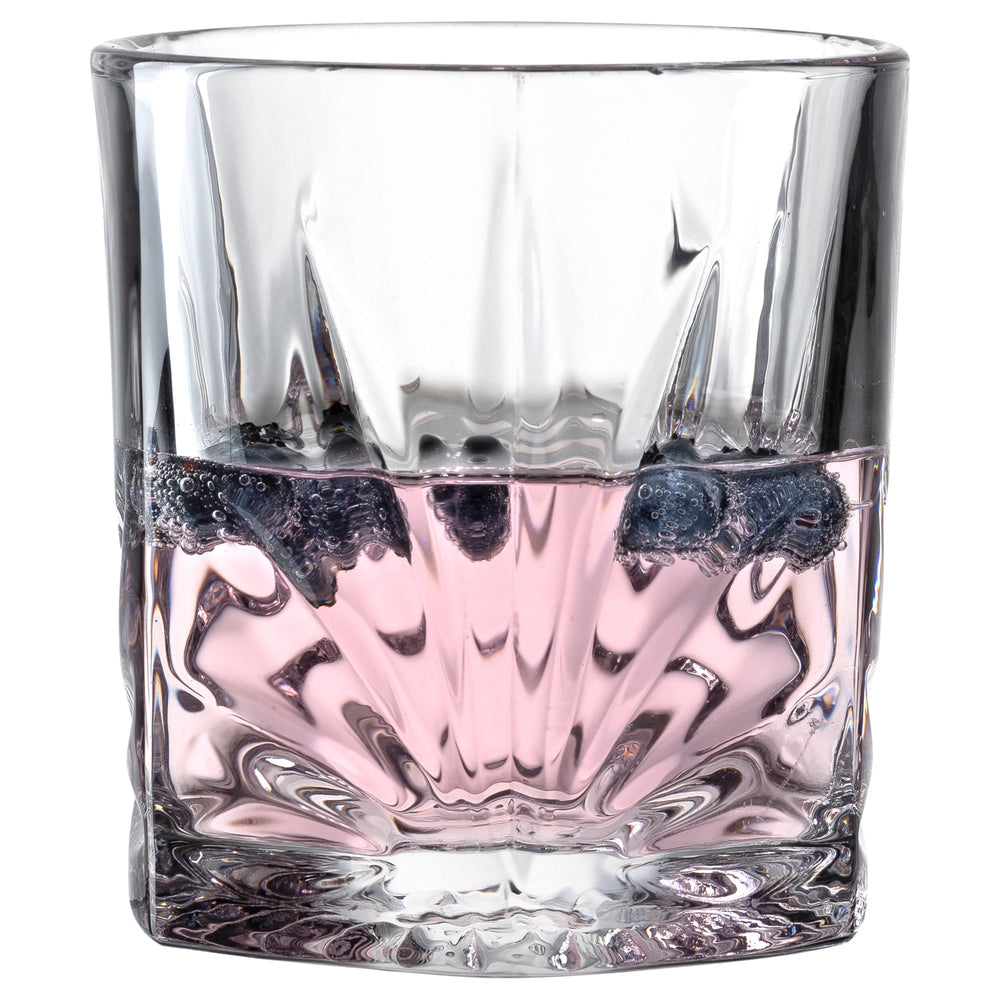 LEONARDO Whiskyglas Capri DOF – 4er Set, 330 ml, Ø 8,5 cm, H 9,5 cm, Glas, Transparent, spülmaschinenfest