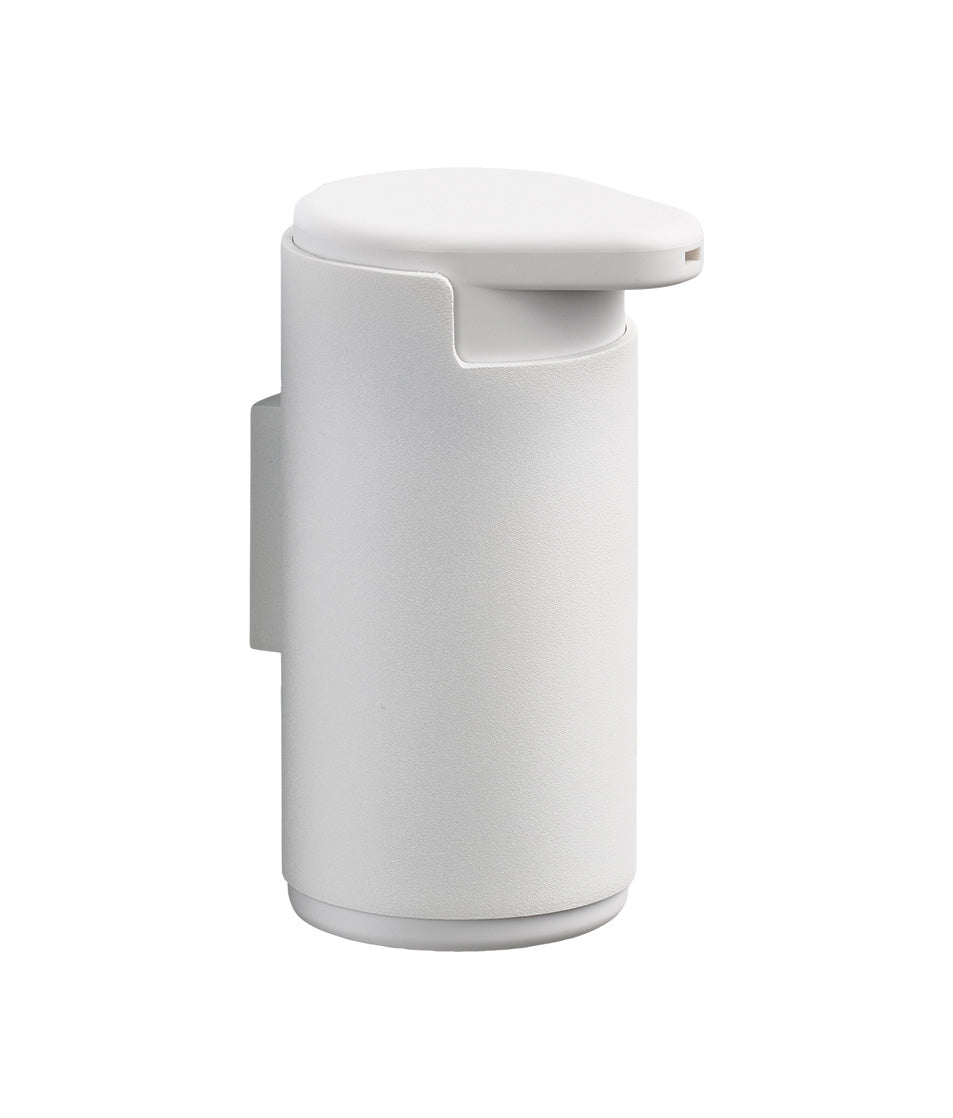 Zone Denmark Rim Manueller Seifenspender – Wandmontage – 200 ml, Weiss, ABS, Aluminium