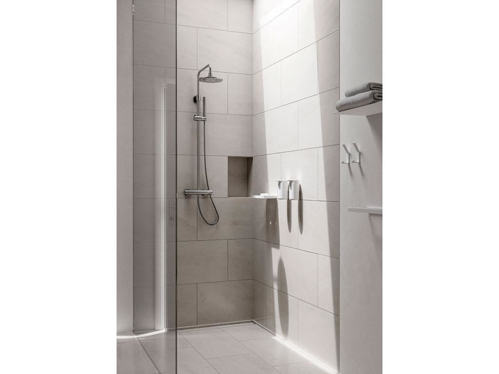 Zone Denmark Rim Manueller Seifenspender – Wandmontage – 200 ml, Weiss, ABS, Aluminium