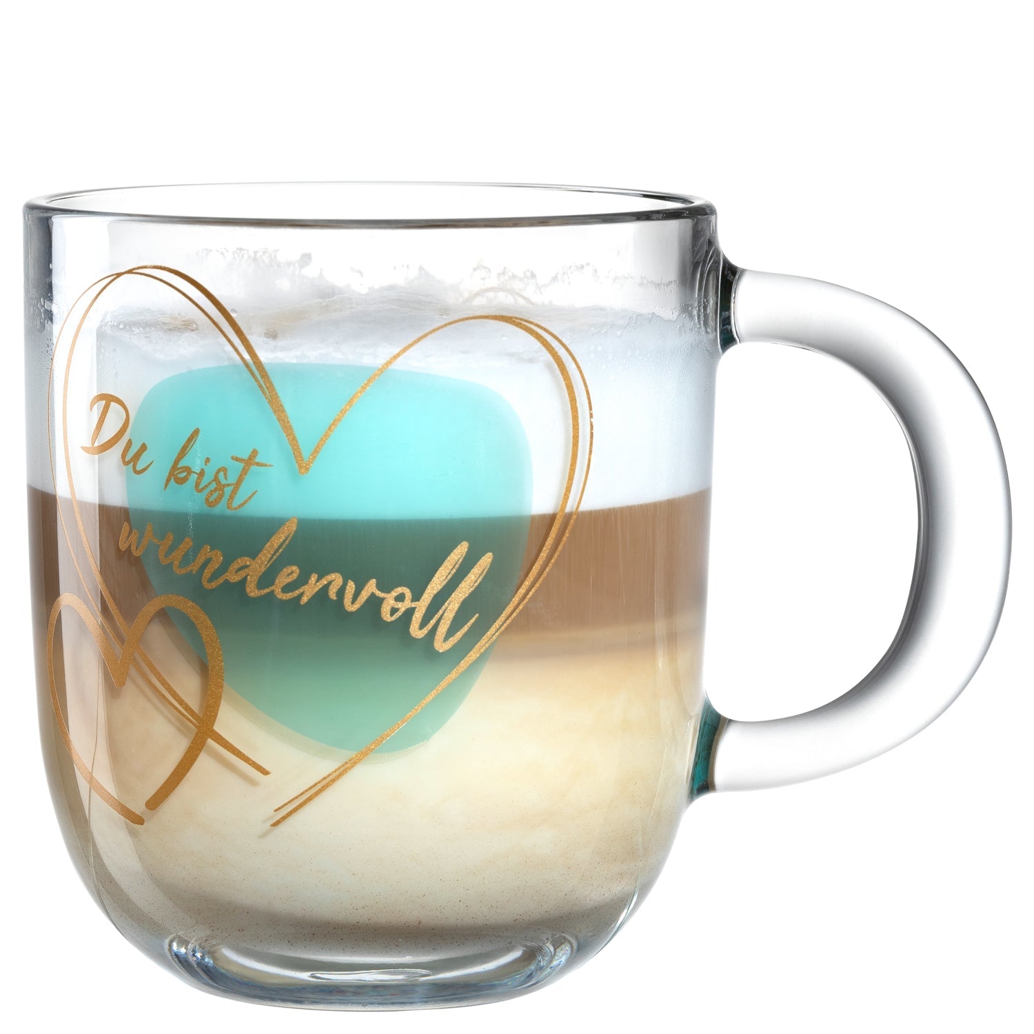 LEONARDO Kaffeetasse Emozione – 400 ml, Ø 8,7 cm, Glas, Transparent, mikrowellengeeignet