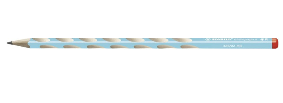 STABILO EASYgraph S Bleistifte HB, dreikantig, mit rutschfester Griffzone – 2er-Set