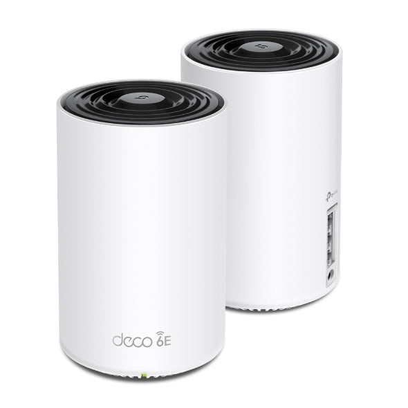 TP-Link Deco XE752 – WLAN-Router – Wi-Fi 6E Tri-Band (2,4/5/6 GHz), 5,4 Gbit/s