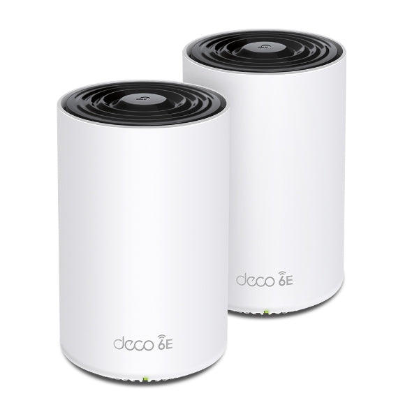 TP-Link Deco XE752 – WLAN-Router – Wi-Fi 6E Tri-Band (2,4/5/6 GHz), 5,4 Gbit/s