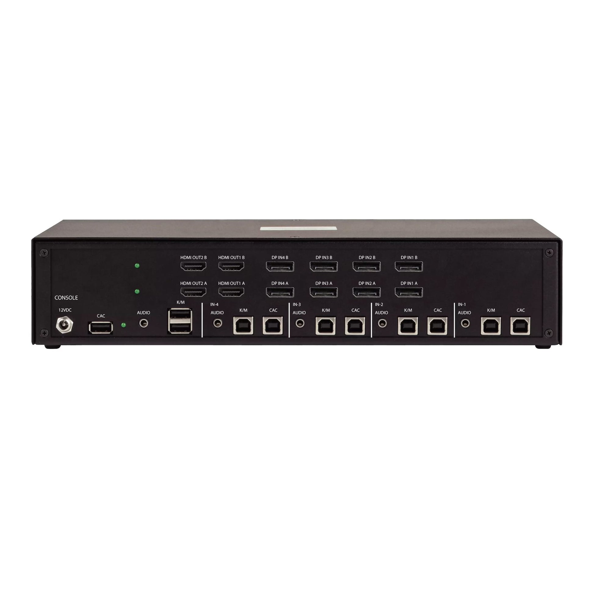 StarTech.com 4-Port DisplayPort/HDMI Quad-View Secure KVM-Switch – 4K/30 Hz, USB 2.0-Hub, NIAP 4.0