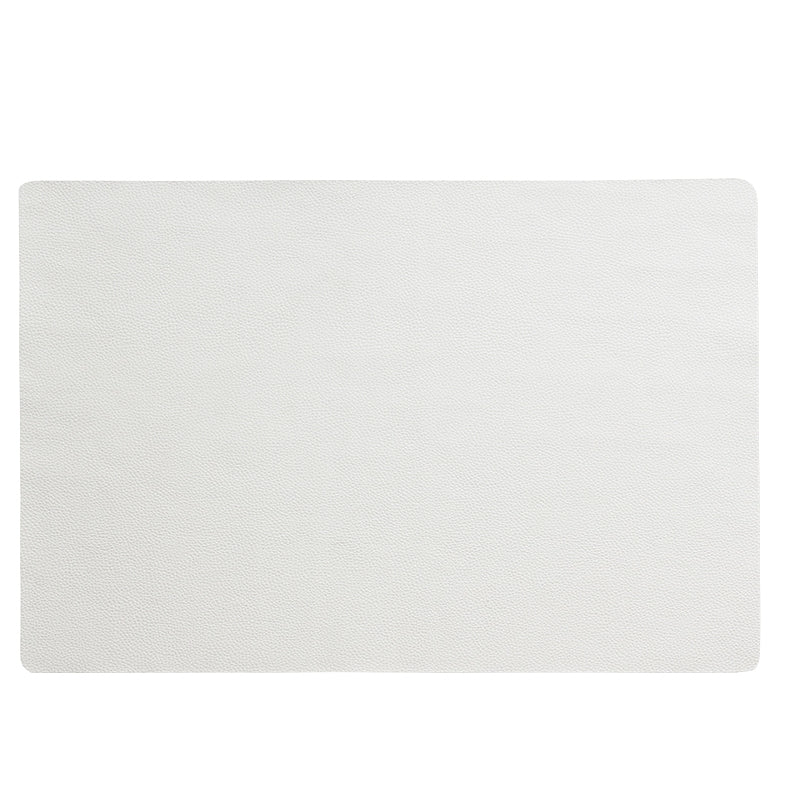 Kela Tischset – Kunstleder (PU), Weiss, 45 × 30 cm