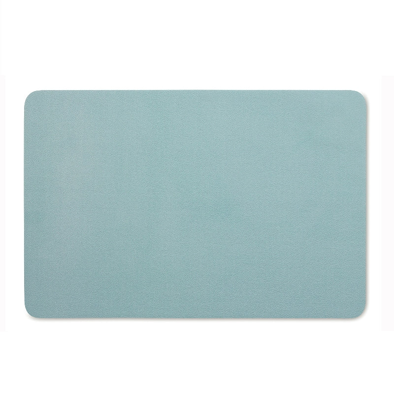 Kela Tischset Kimara – Kunstleder (PU), Hellblau, 45 × 30 cm