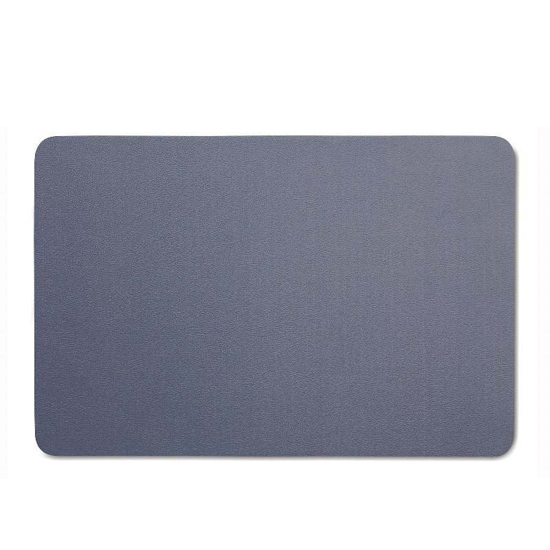 Kela Tischset Kimara – Kunstleder (PU), Dunkelgrau, 45 × 30 cm