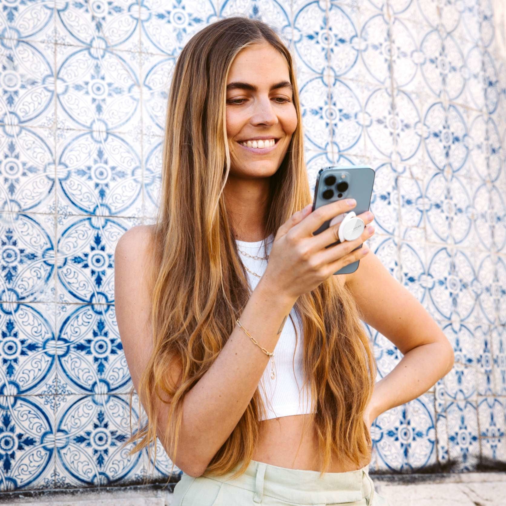 Vonmählen Backflip Pure – Smartphone-Griff – magnetisch – Weiss