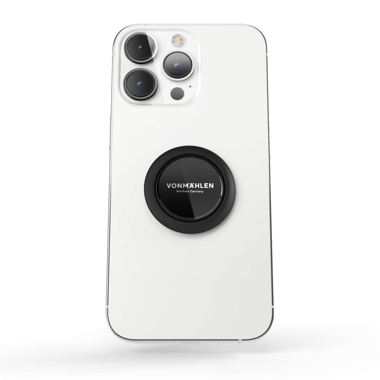 Vonmählen Backflip Pure Black – Smartphone-Griff – magnetisch, mit Klebekissen, für Smartphones