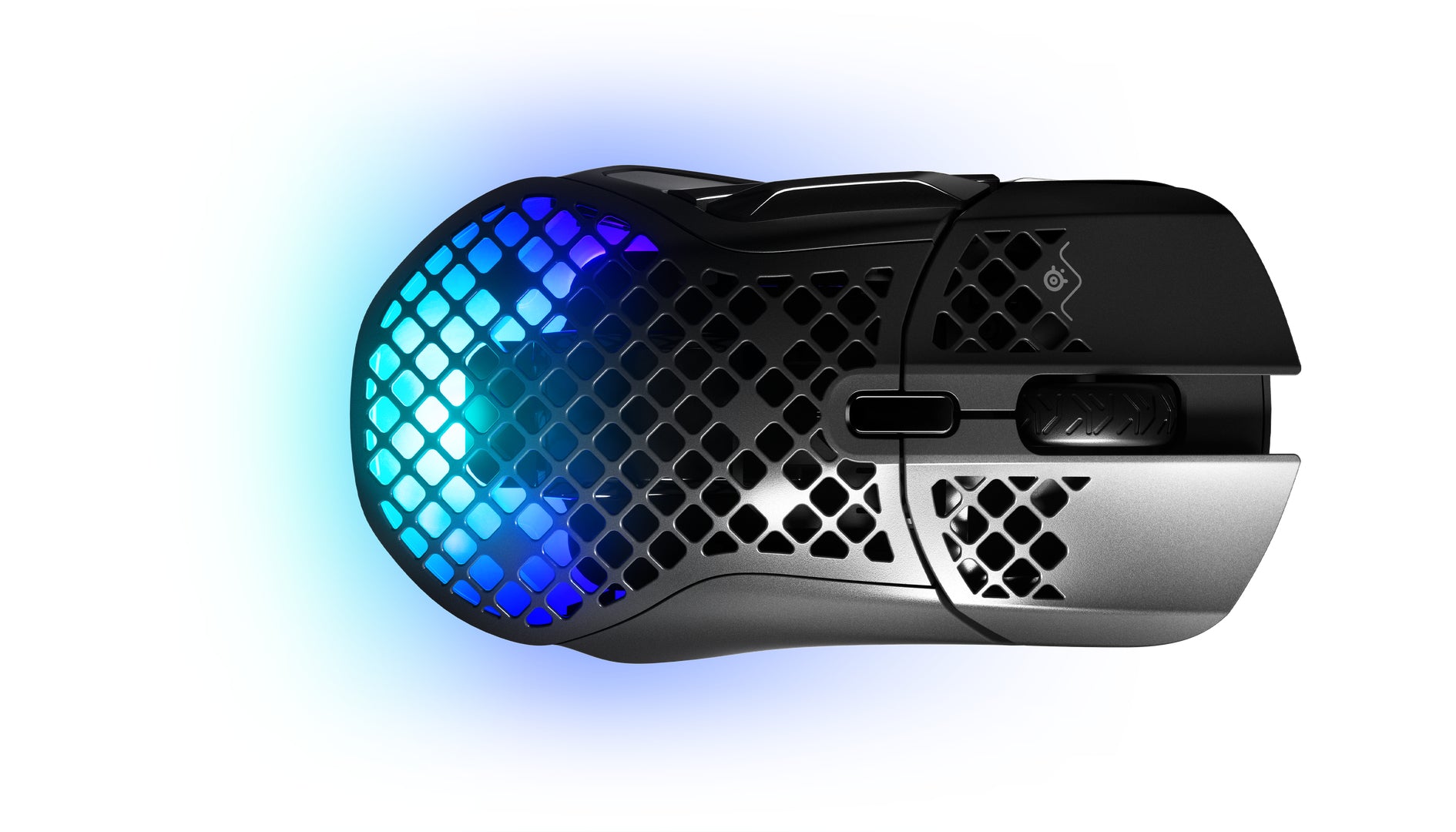 Steelseries Aerox 5 Gaming-Maus – kabellos, 1000 Hz, 9 Tasten, für Rechtshänder, RGB-Beleuchtung, schwarz