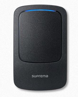Suprema XPass2 Zugangskontrollleser – RFID 125 kHz/13,56 MHz, NFC, BT, PoE, IP67, Aussen, Schwarz