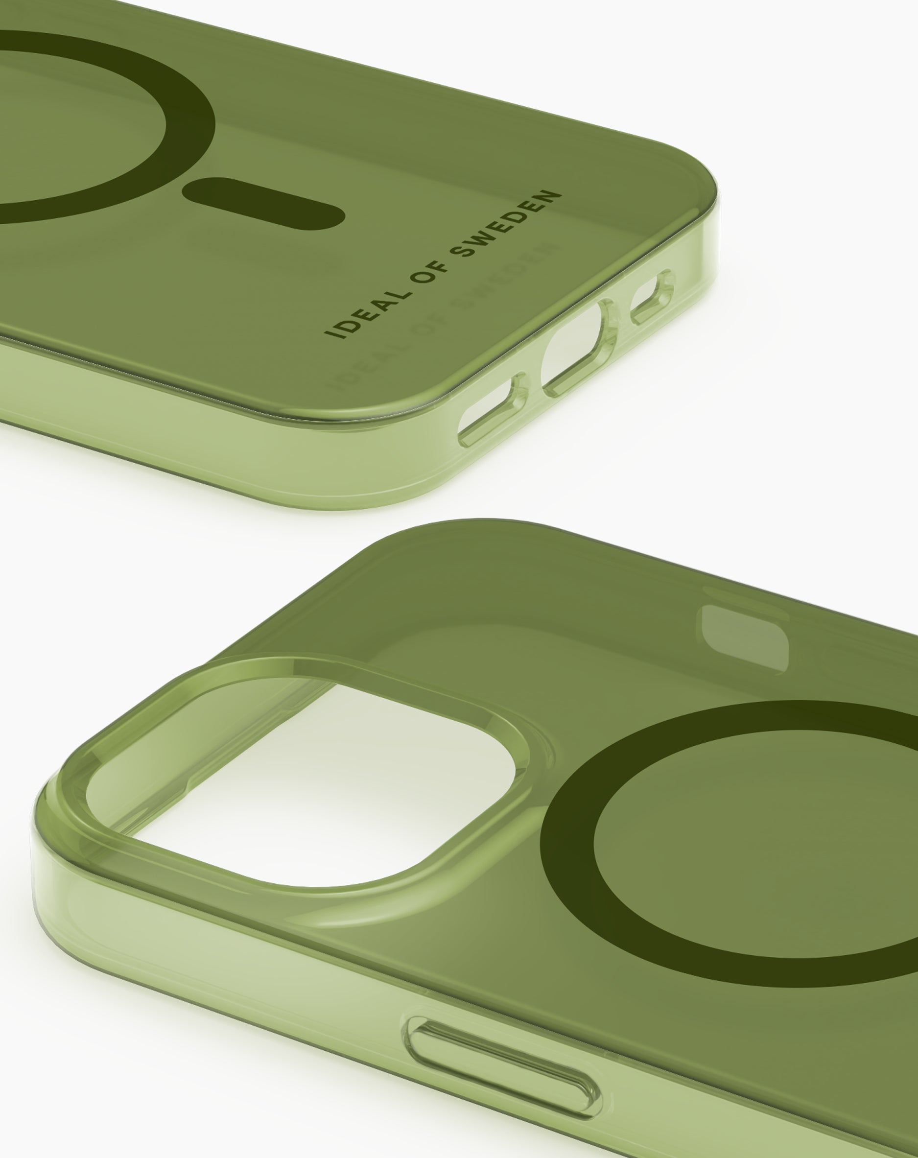 Ideal of Sweden – Backcover – für Apple iPhone 13–16e – Khaki Clear – TPU/PC – MagSafe-kompatibel