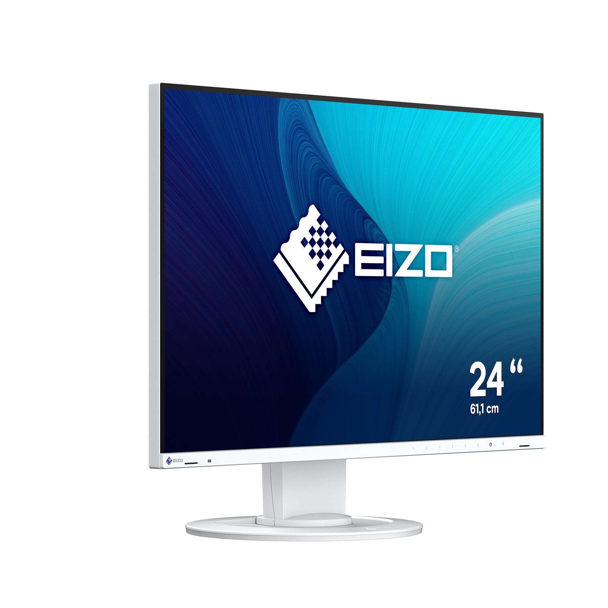 EIZO FlexScan EV2410R – Monitor, 24,1" 1920 × 1200 (WUXGA), IPS, 350 cd/m², VESA 100 × 100, Weiss