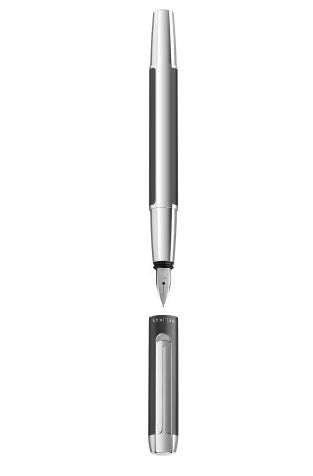 Pelikan PURA P40 – Eloxiertes Aluminium, Edelstahlfeder, Federbreite B
