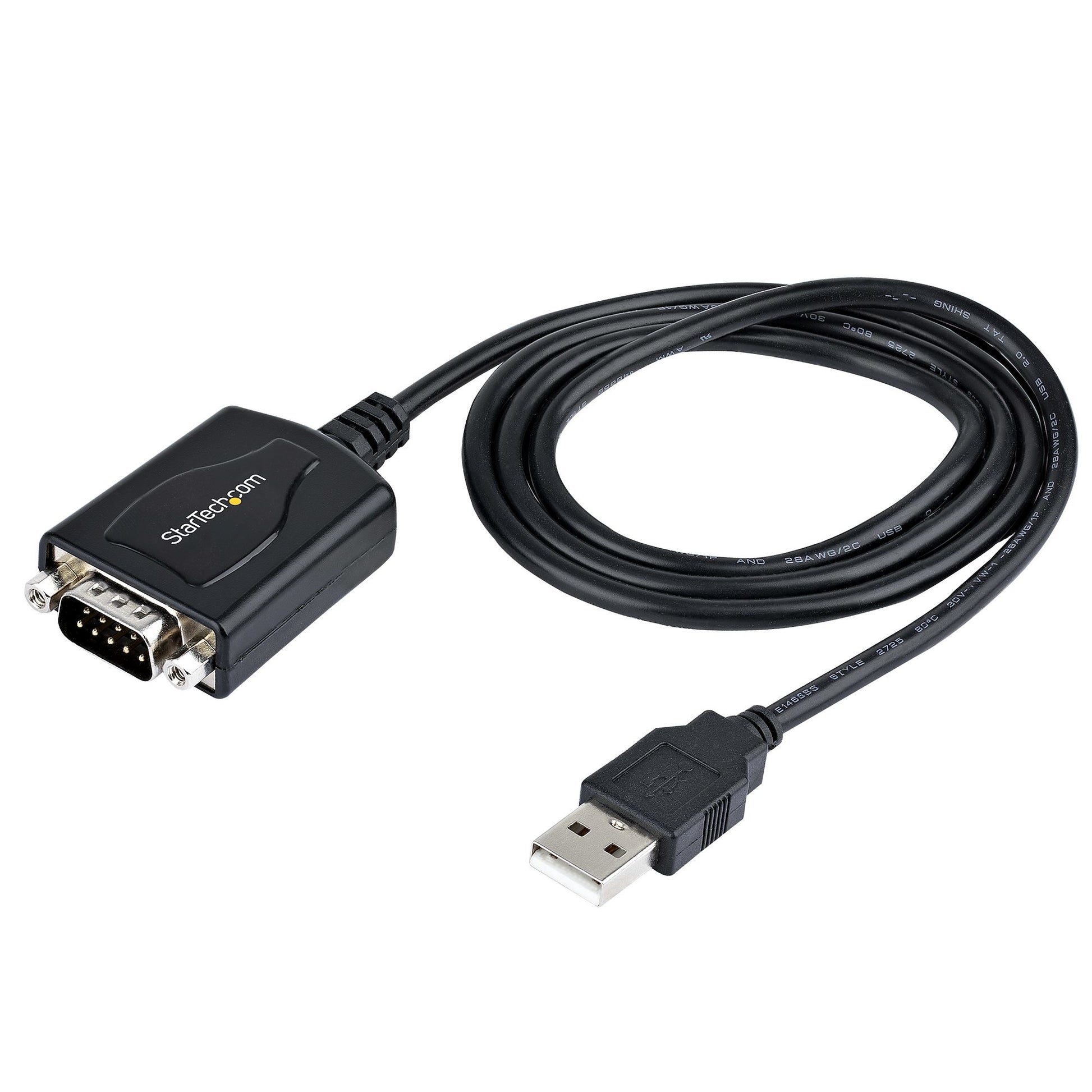 StarTech.com USB-A zu RS-232 (DB-9) Kabel – 0,9 m, USB 2.0, Prolific PL2303RA, für Windows/macOS/Linux