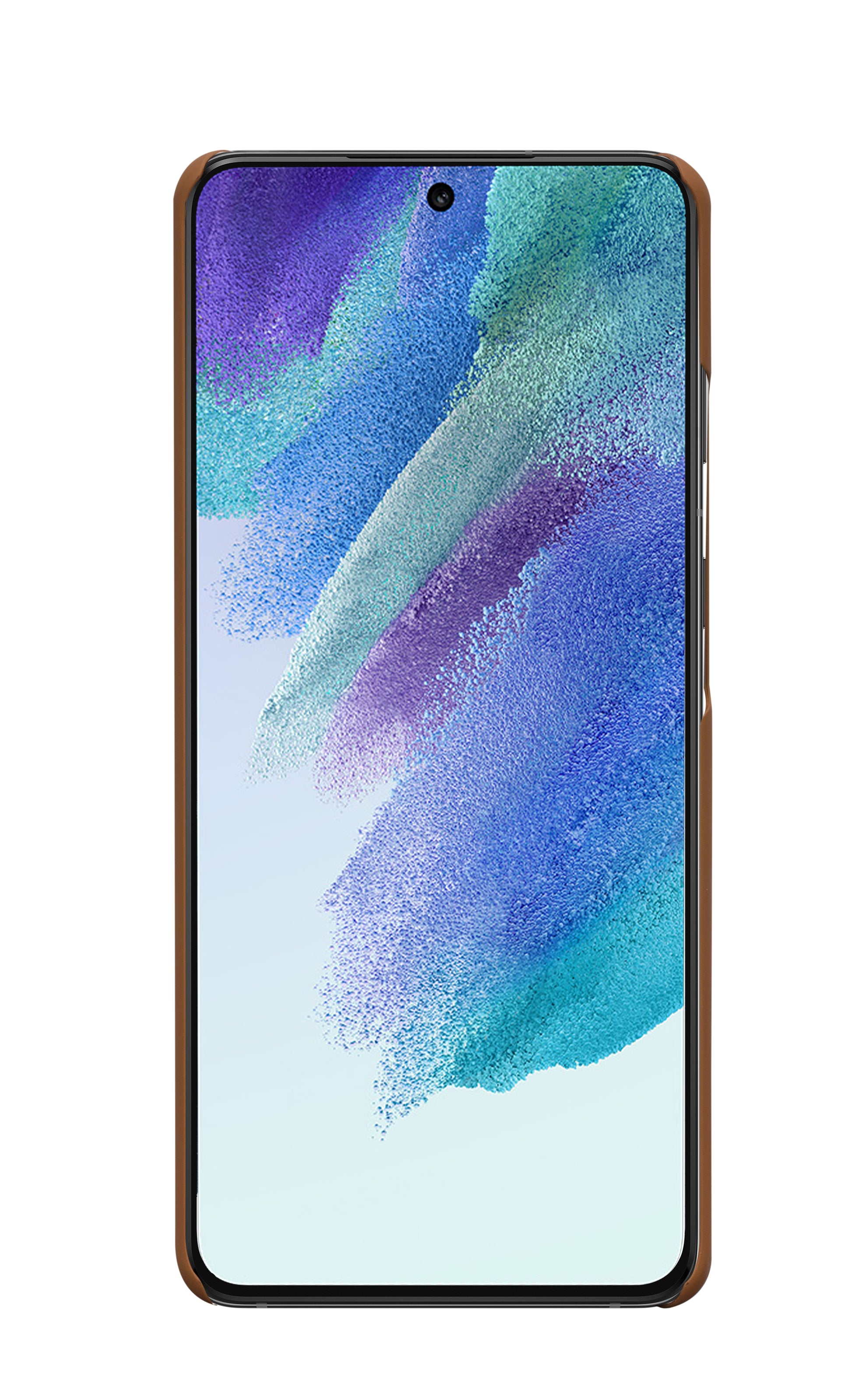 dbramante1928 Copenhagen Slim Folio – für Samsung Galaxy A53, mit Ständer, 3 Kartenfächer, Leder, Braun