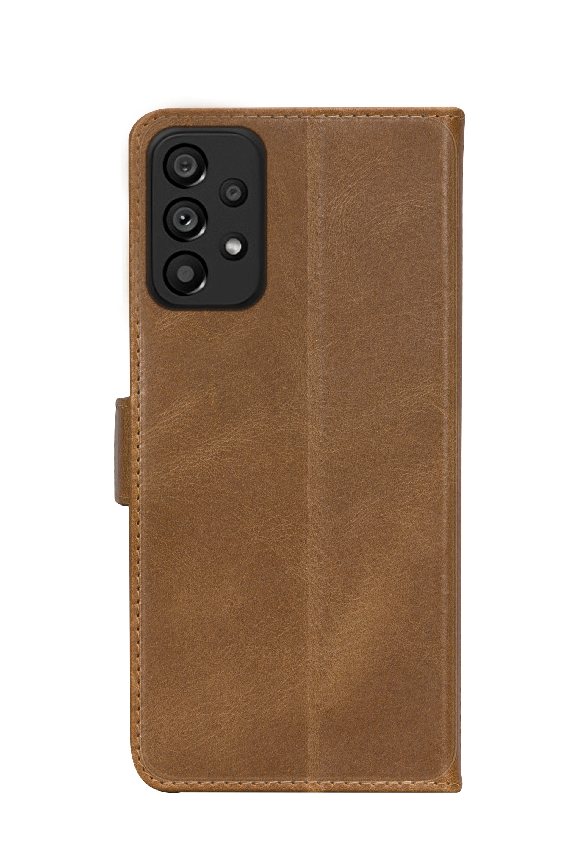 dbramante1928 Copenhagen Slim Folio – für Samsung Galaxy A53, mit Ständer, 3 Kartenfächer, Leder, Braun