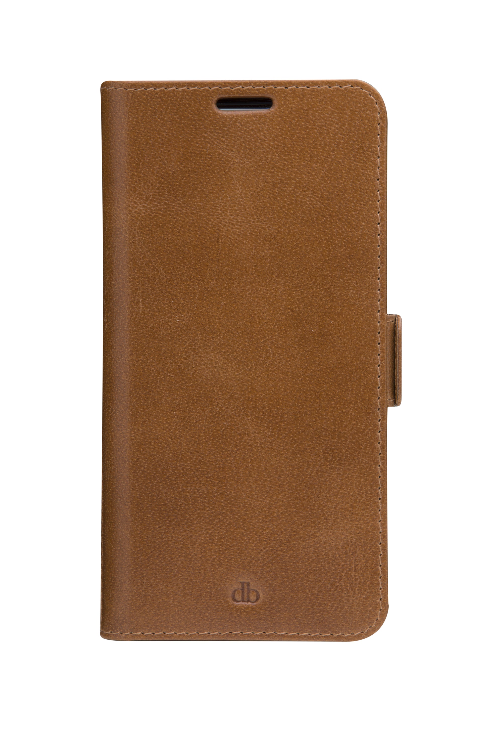dbramante1928 Copenhagen Slim Folio – für Samsung Galaxy A53, mit Ständer, 3 Kartenfächer, Leder, Braun