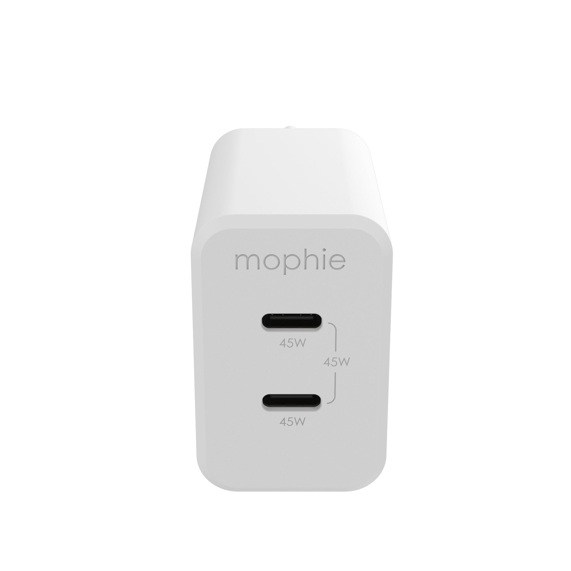 Mophie Netzteil (EU) – 45 W, 2× USB-C, PD, GaN