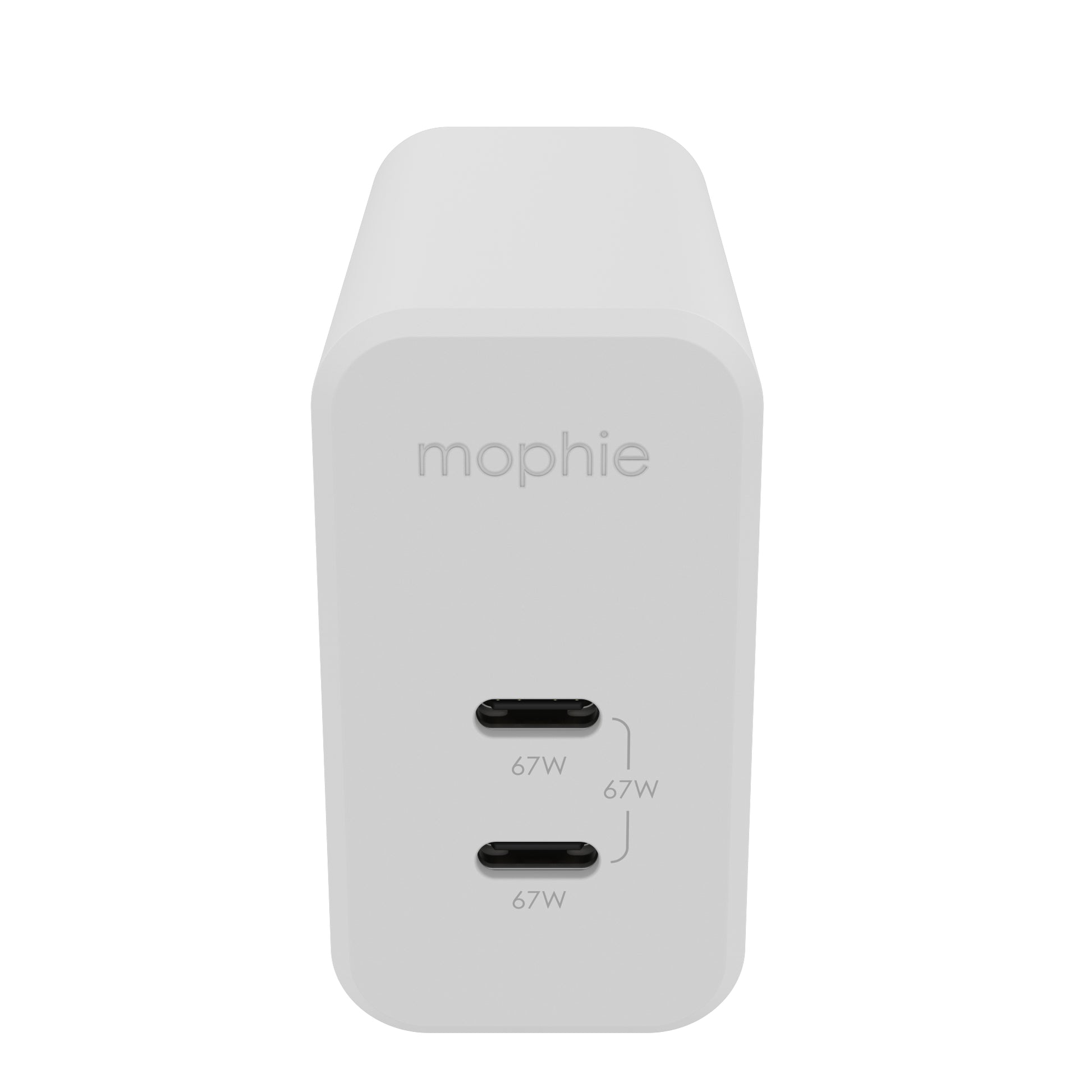 mophie Netzteil (EU) – 67 W, 2× USB-C, PD, GaN