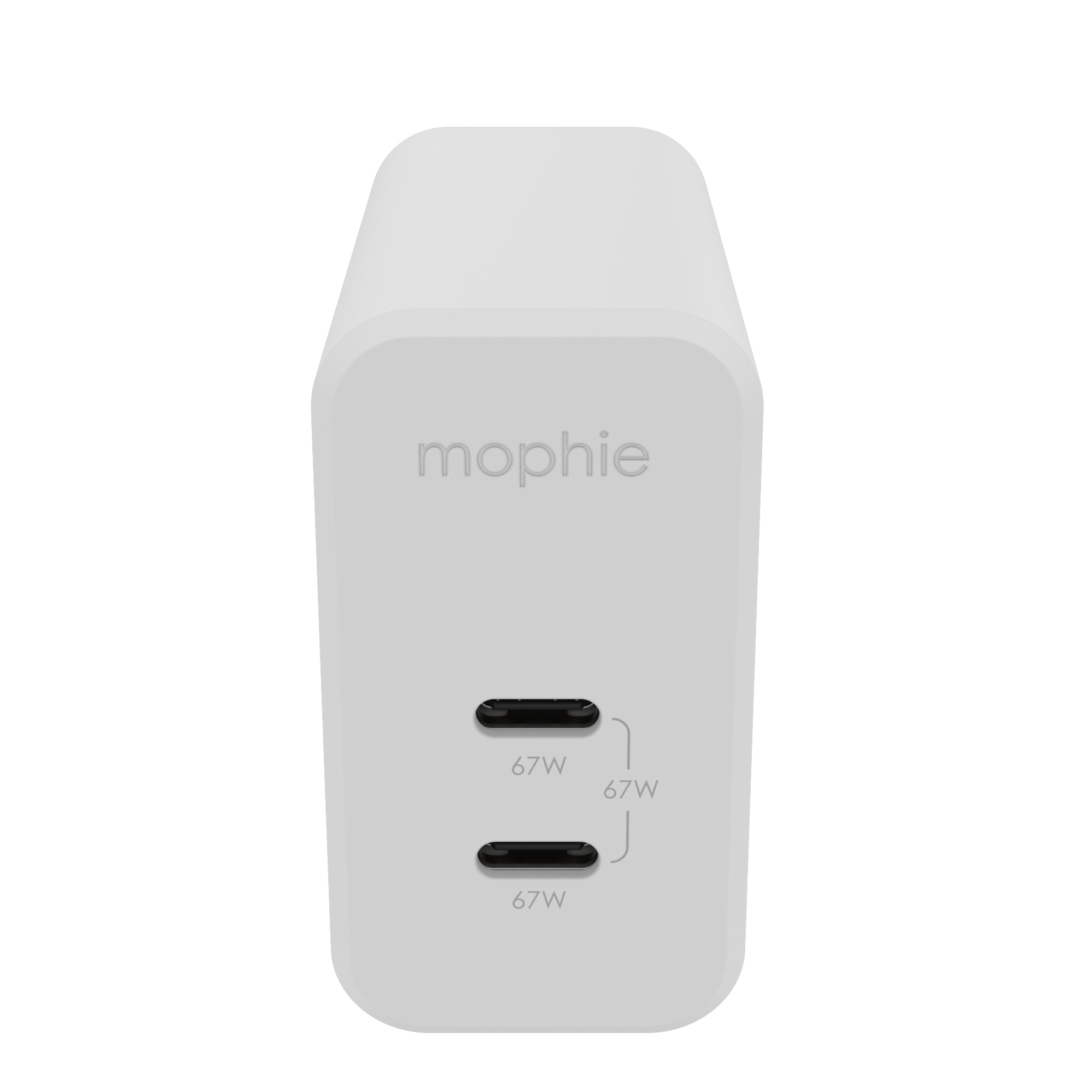 mophie Netzteil (EU) – 67 W, 2× USB-C, PD, GaN