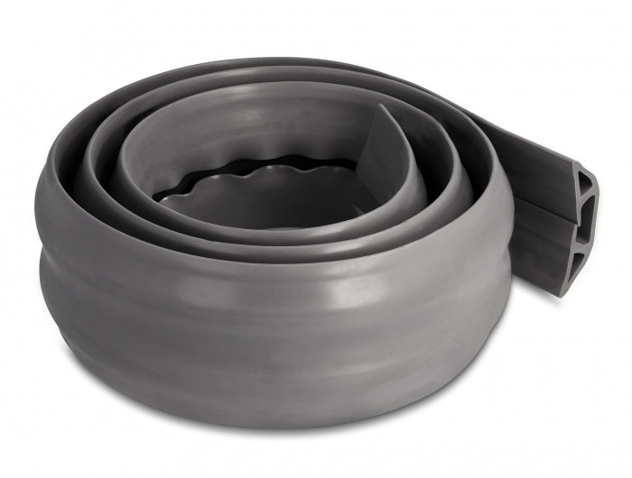 DeLOCK Kabelkanal, 1'500×70×13 mm, selbstklebend, PVC – grau