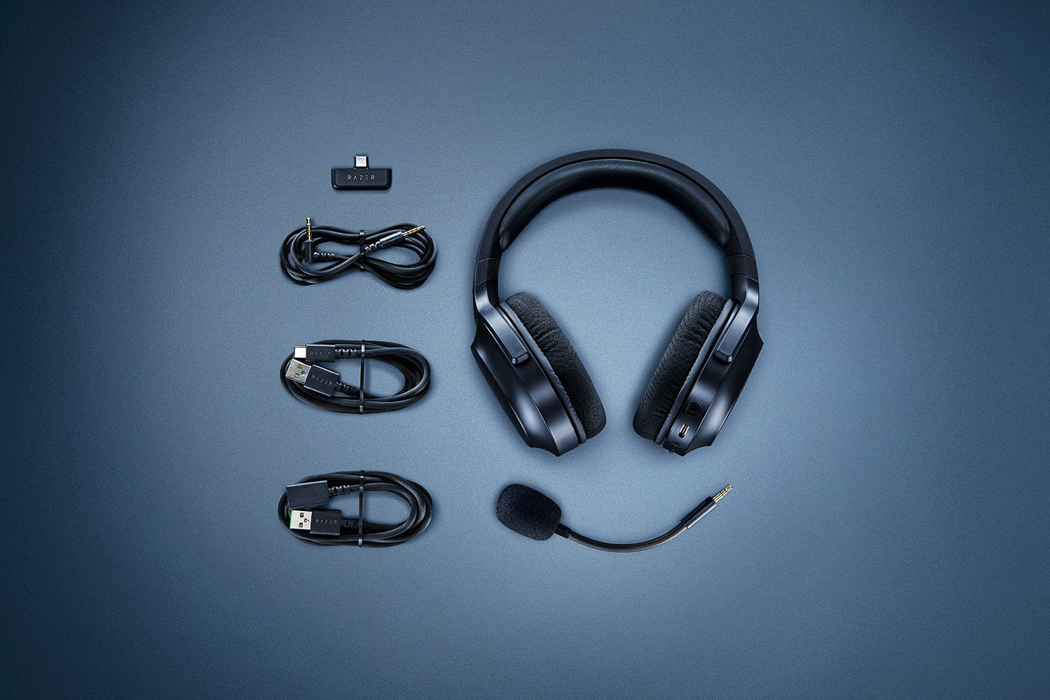 Razer Barracuda X WL Gaming-Headset – Over-Ear, Stereo, Kabel + BT, 3,5 mm Klinke, USB-C, Schwarz, BT 5.2