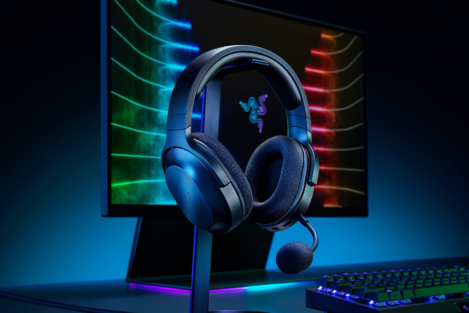 Razer Barracuda X WL Gaming-Headset – Over-Ear, Stereo, Kabel + BT, 3,5 mm Klinke, USB-C, Schwarz, BT 5.2