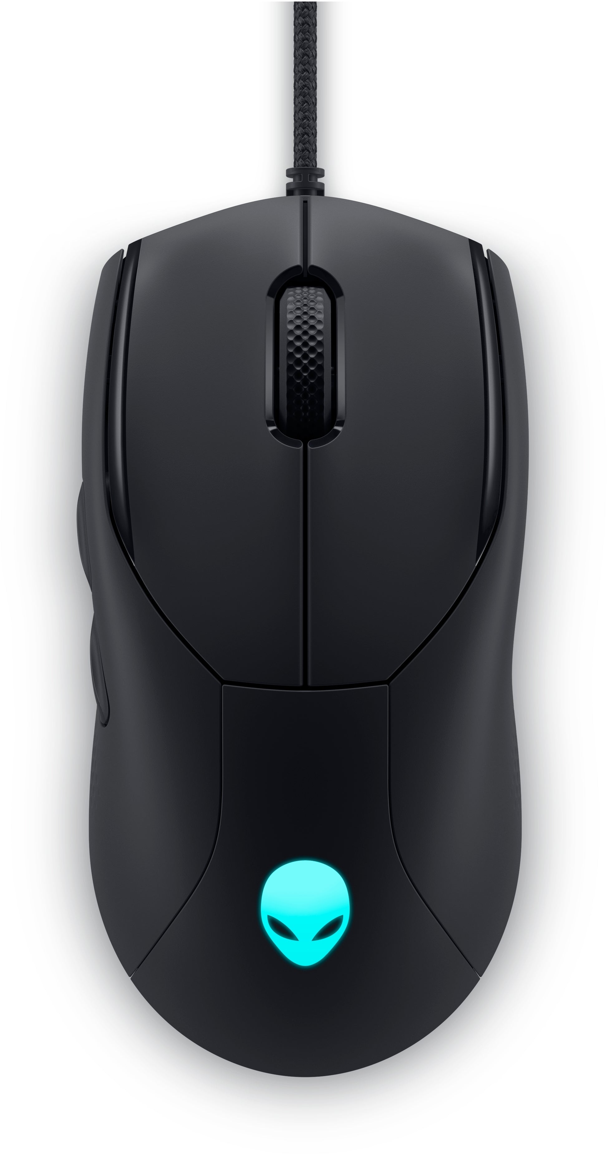 Alienware AW320M – Gaming-Maus – Kabelgebunden (USB‑A), 3200 DPI, beidhändig, Schwarz