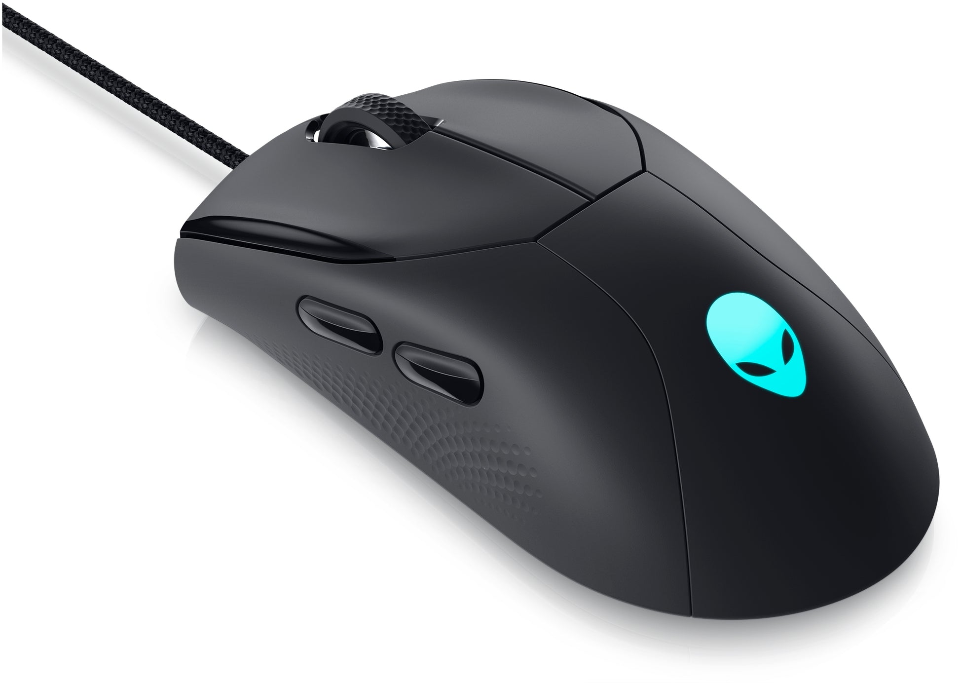 Alienware AW320M – Gaming-Maus – Kabelgebunden (USB‑A), 3200 DPI, beidhändig, Schwarz