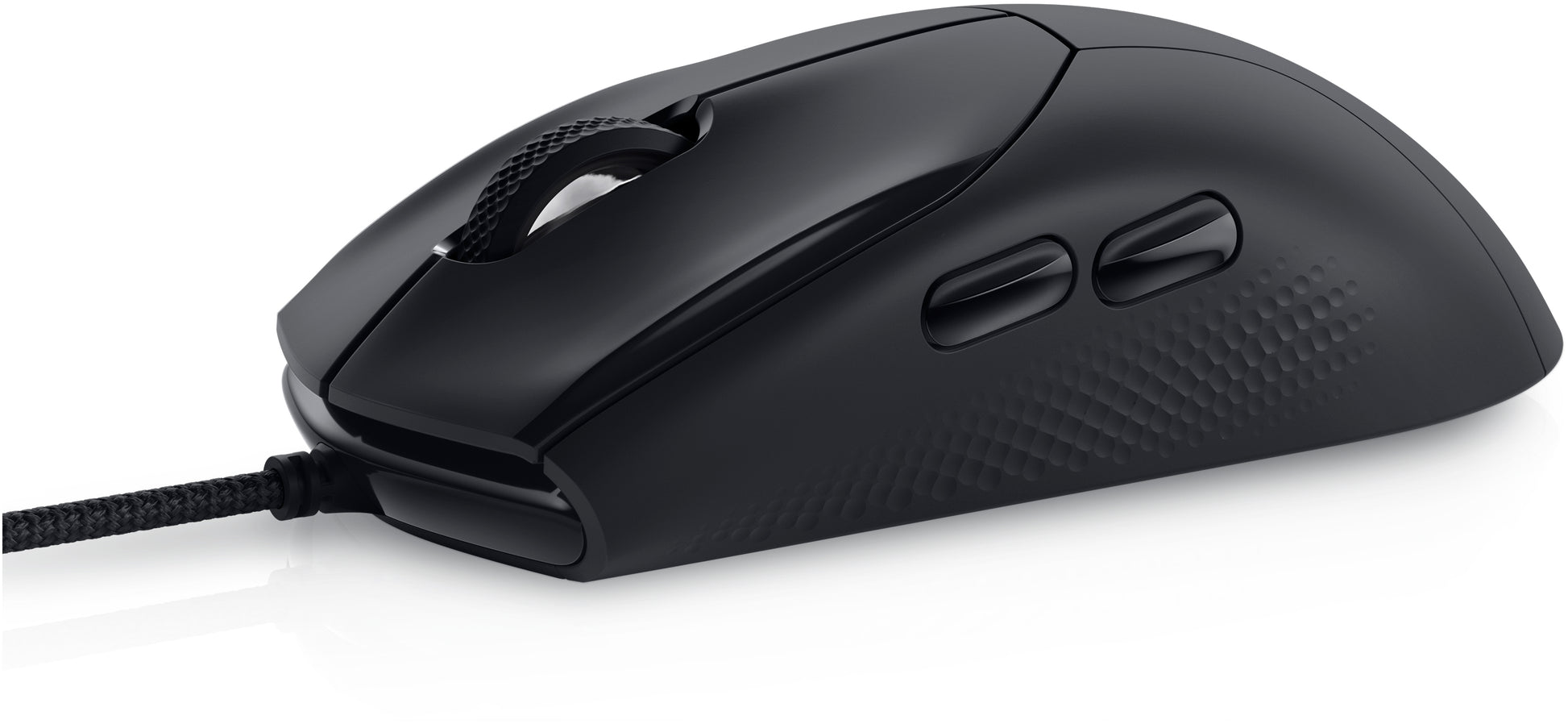 Alienware AW320M – Gaming-Maus – Kabelgebunden (USB‑A), 3200 DPI, beidhändig, Schwarz