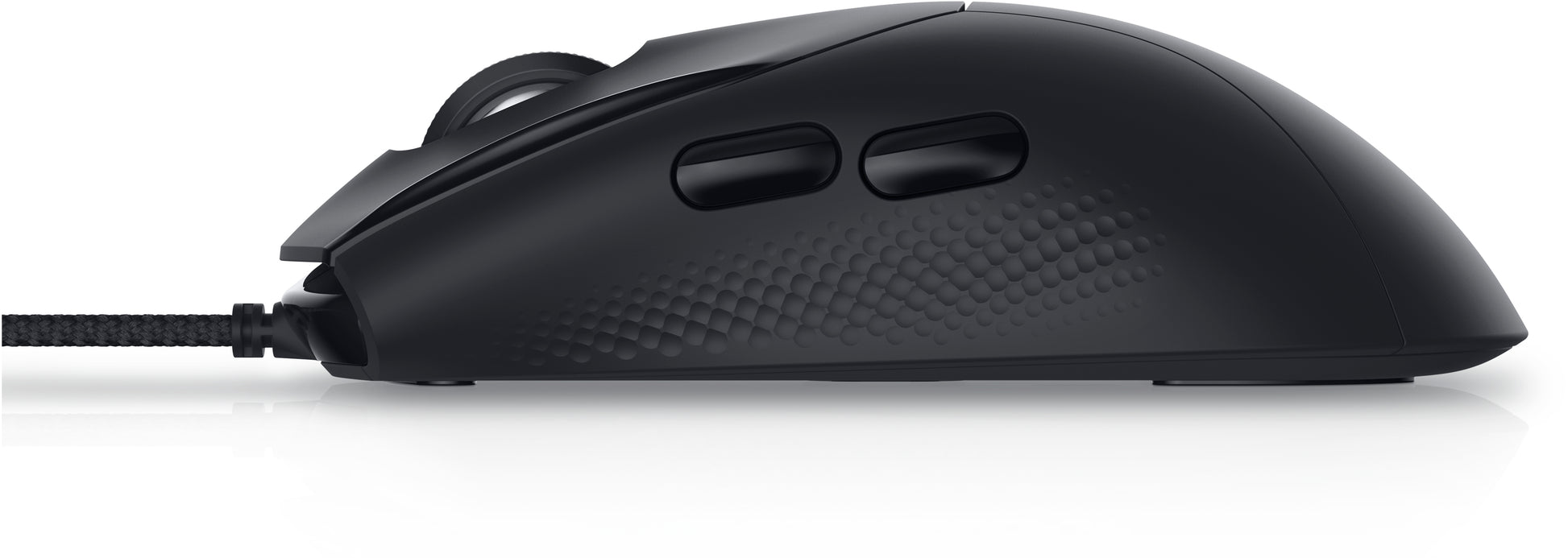 Alienware AW320M – Gaming-Maus – Kabelgebunden (USB‑A), 3200 DPI, beidhändig, Schwarz
