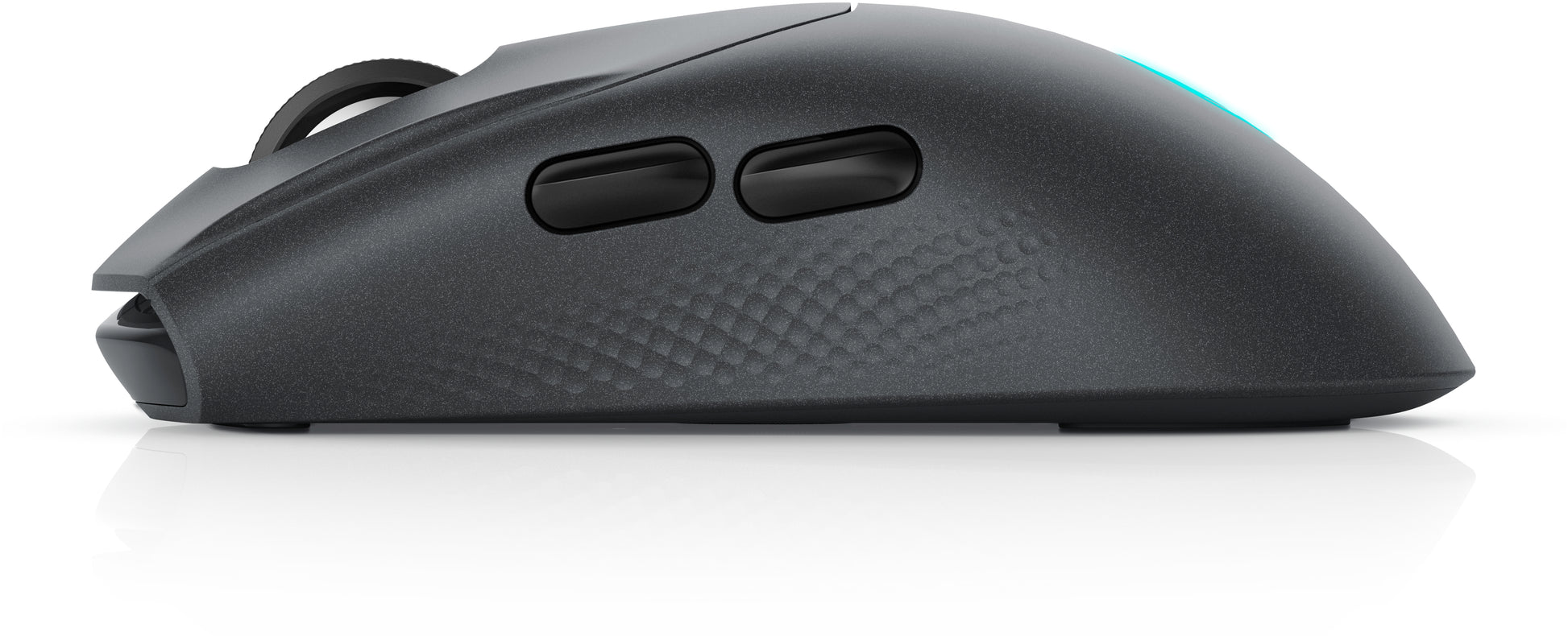 Alienware AW720M – Gaming-Maus – Kabellos (Bluetooth/2,4 GHz), 26000 DPI, RGB-Beleuchtung, beidhändig, Grau