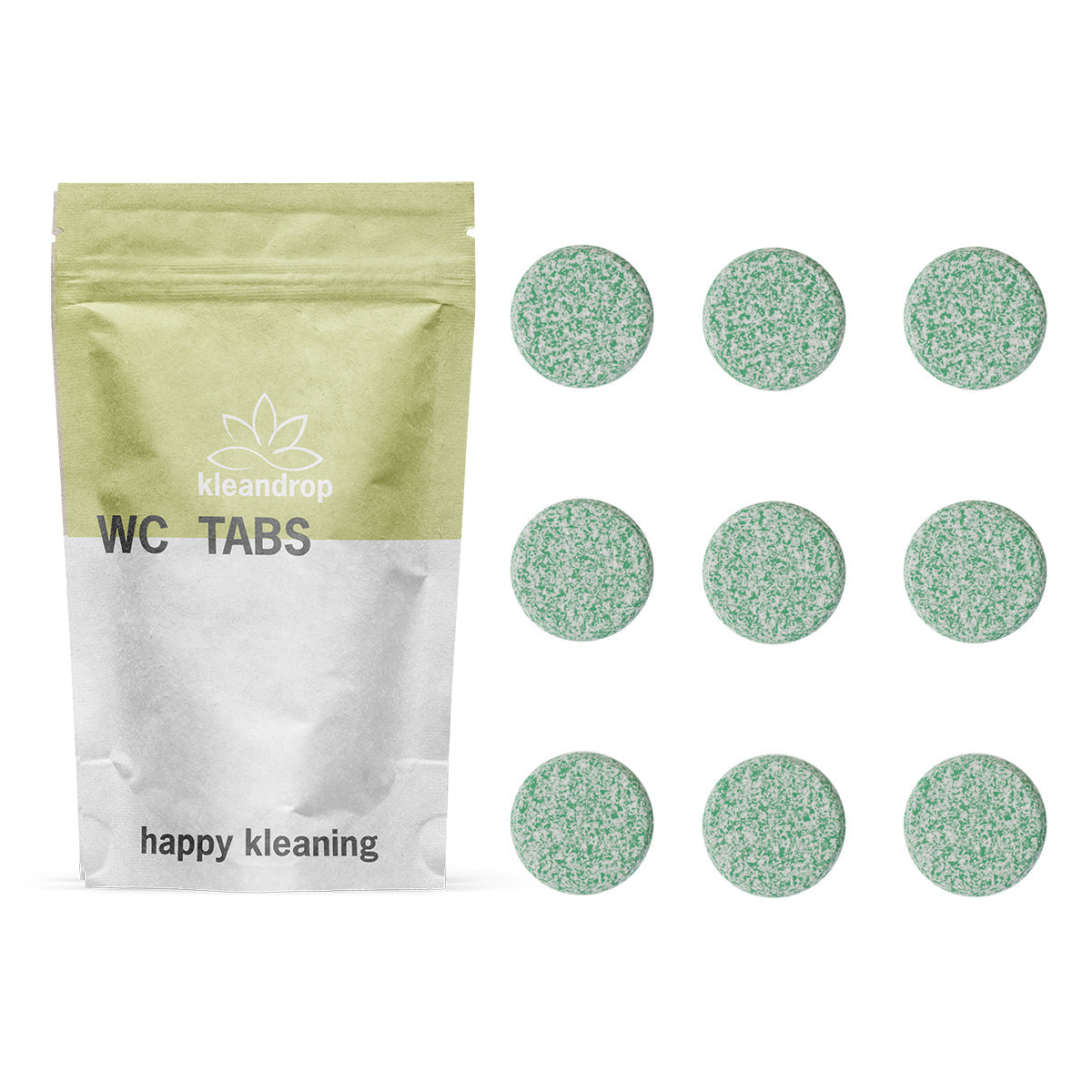 Kleandrop WC-Reiniger/WC-Entkalker – Zitrone, Tabs