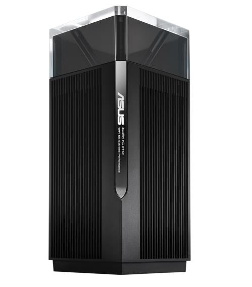 ASUS ZenWiFi Pro ET12 WLAN-Router – Wi-Fi 6E (802.11ax), Tri-Band (2,4/5/6 GHz), 3× LAN, Schwarz