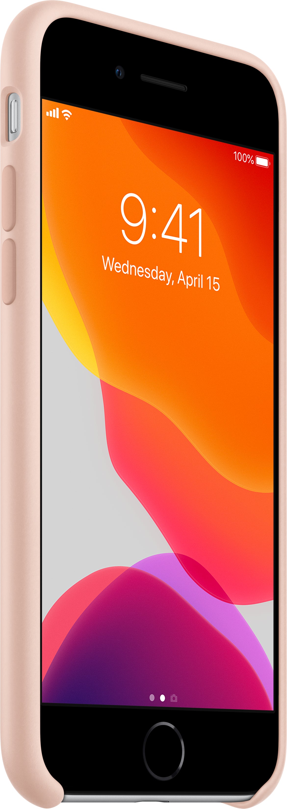 Apple Backcover – für Apple iPhone SE (3./2. Gen.), iPhone 8/7, Silikon, Chalk Pink
