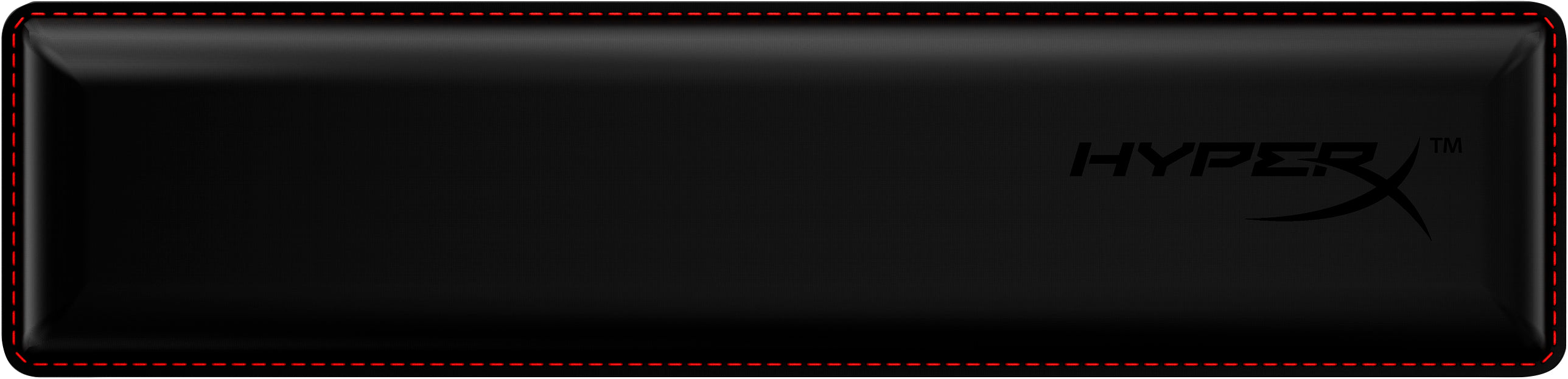 HyperX Tenkeyless – Handgelenkauflage für Tastatur – Gel – Schwarz – Breite 36,2 mm – rutschfest
