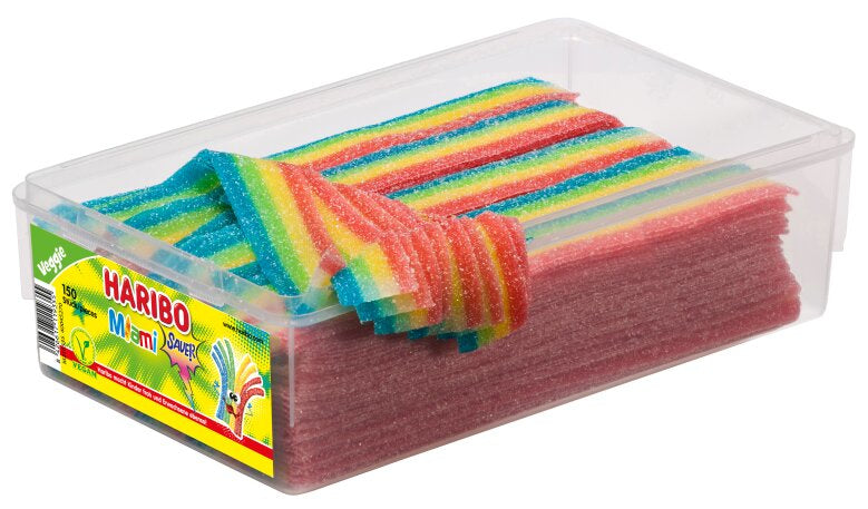 HARIBO Miami Gummibonbons – Sauer – 1,12 kg