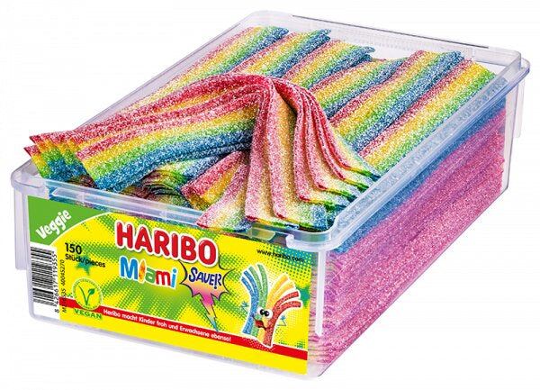 HARIBO Miami Gummibonbons – Sauer – 1,12 kg