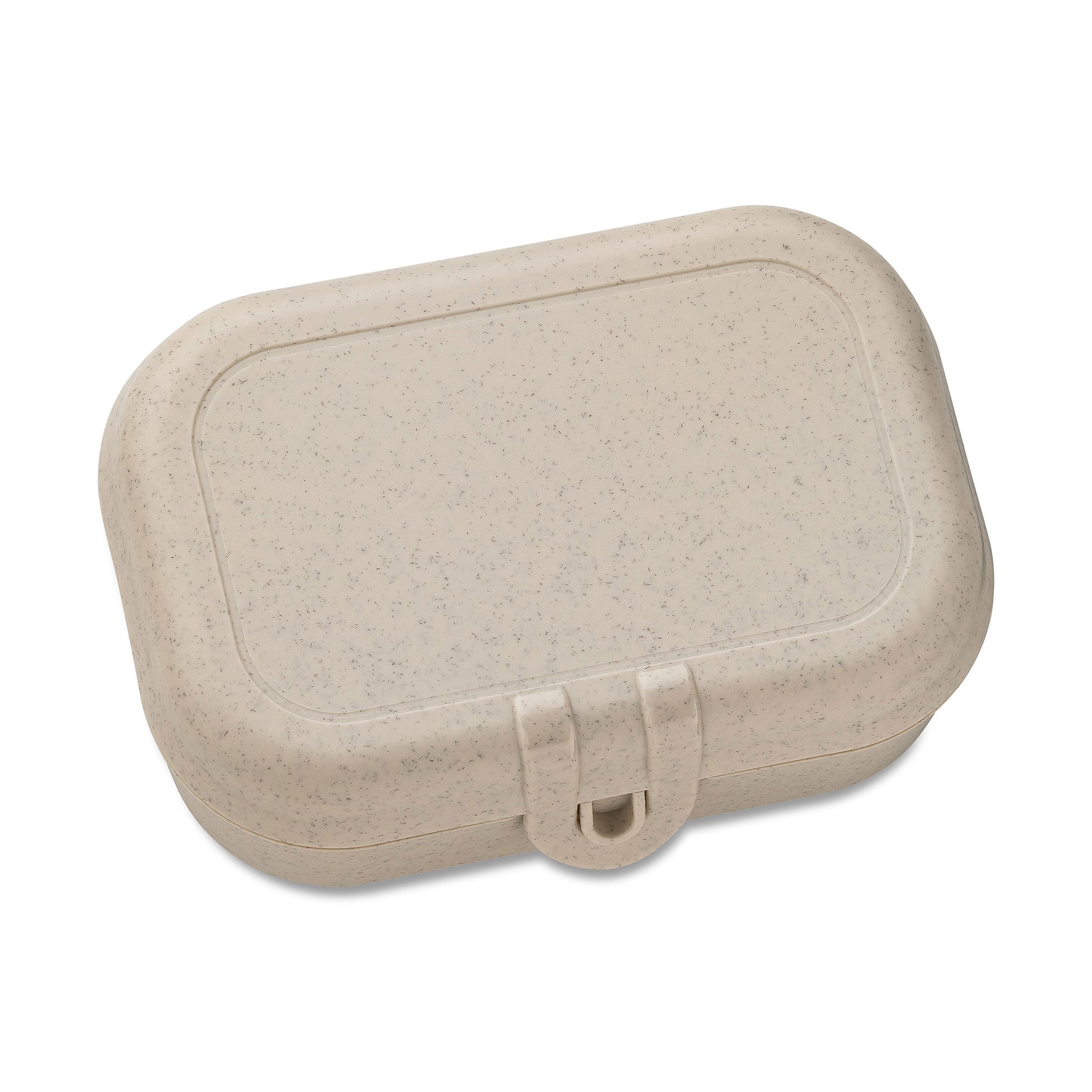 Koziol Lunchbox Pascal S – 15,1 × 10,8 × 6,0 cm, Kunststoff (biozirkulär), Beige, spülmaschinenfest, BPA-frei