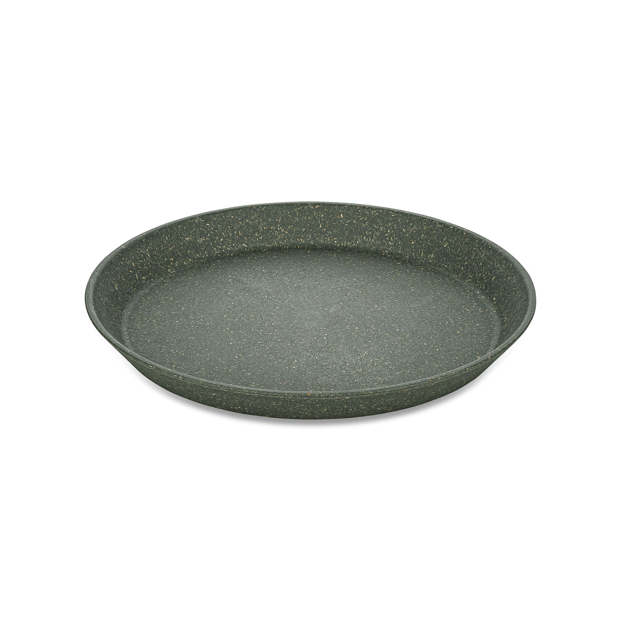 Koziol Speiseteller – 4er Set, Ø 20,5 cm, Kunststoff (biozirkulär), Grau, spülmaschinenfest, BPA-frei