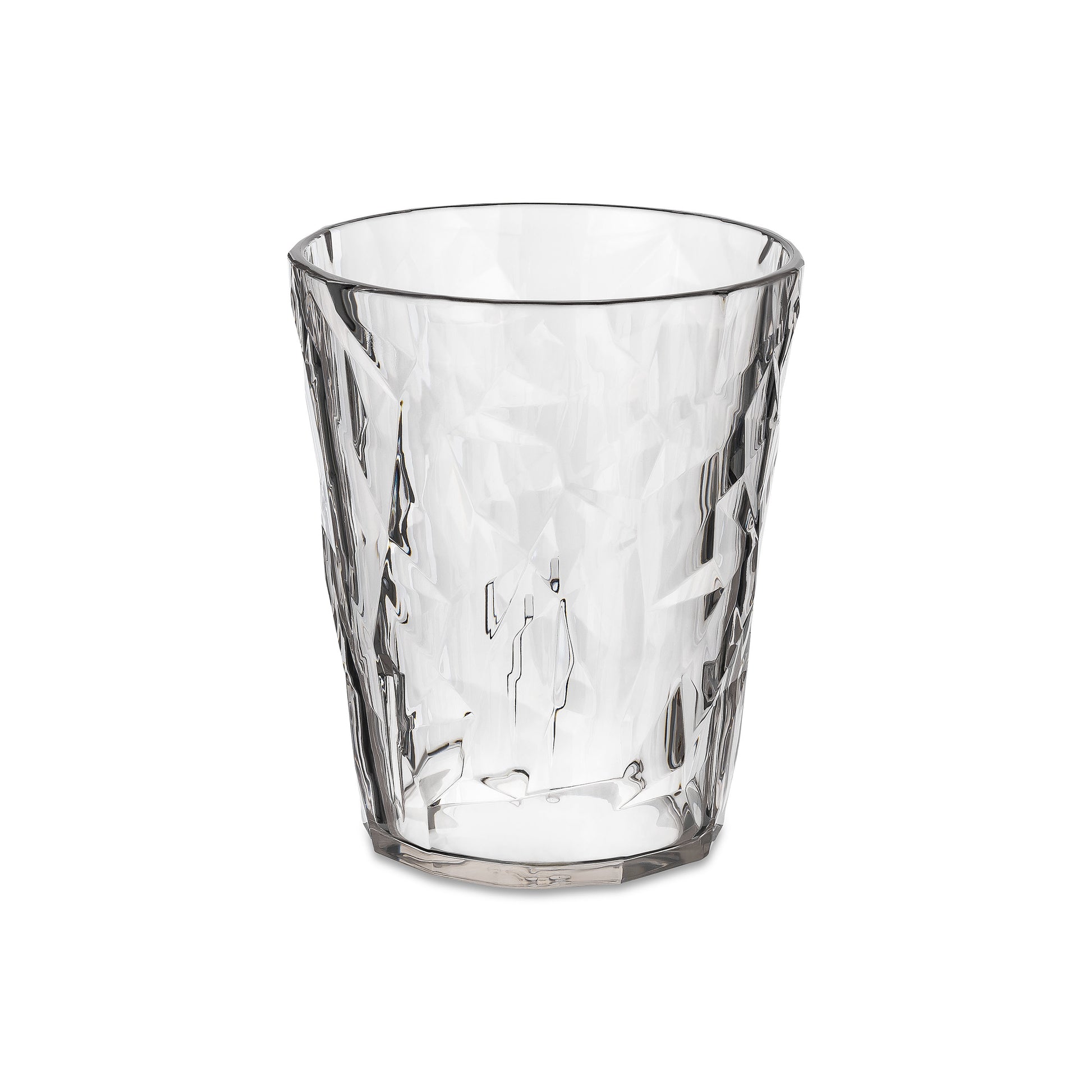 Koziol Trinkbecher – 250 ml, Ø 8,6 cm, H 9,5 cm, Kunststoff, Transparent, spülmaschinenfest, BPA-frei