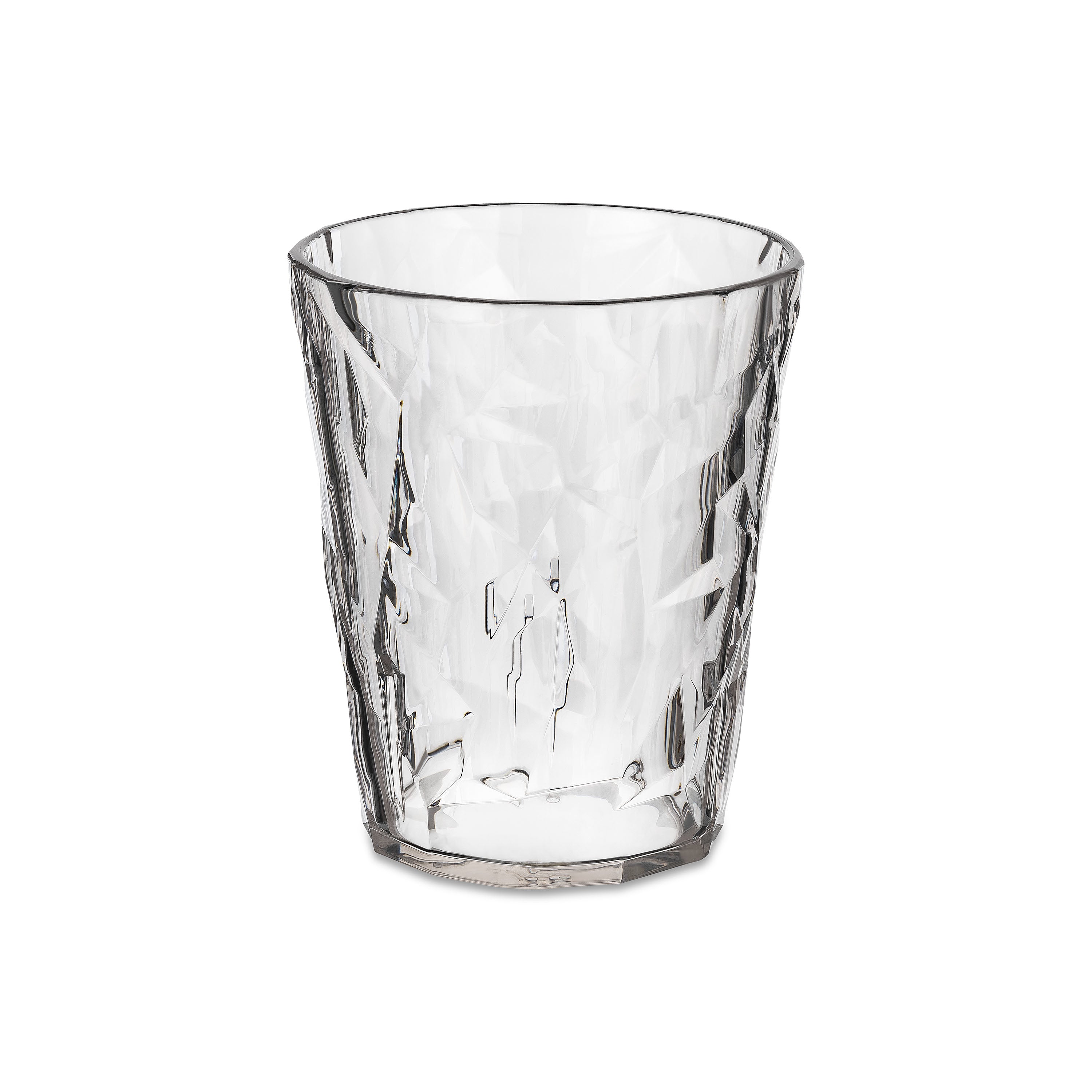Koziol Trinkbecher – 250 ml, Ø 8,6 cm, H 9,5 cm, Kunststoff, Transparent, spülmaschinenfest, BPA-frei