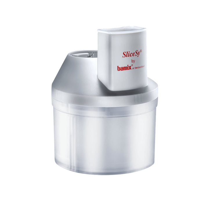 Bamix Stabmixer-Aufsatz SliceSy – für Stabmixer, Kunststoff, Grau