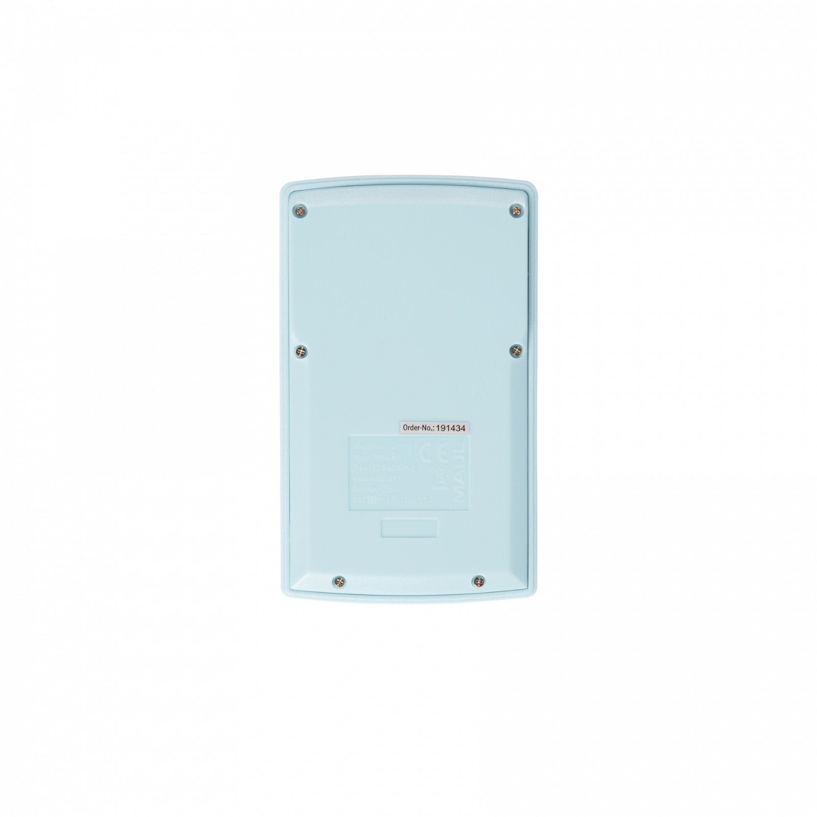 MAUL Taschenrechner M8 – 8-stellig – Solar/Batterie – Hellblau/Weiss