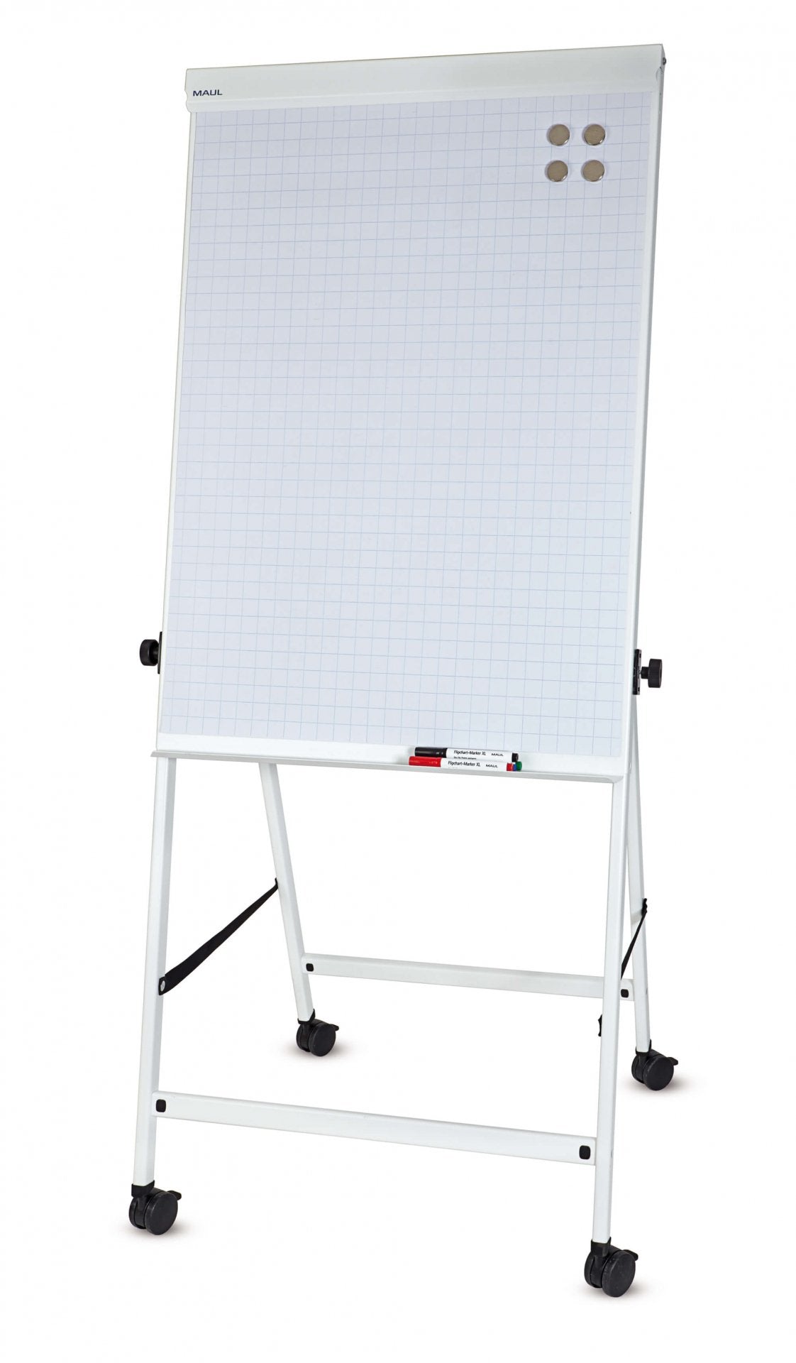 MAUL Flipchart-Block MAULoffice – 70 × 100 cm, weiss, Aluminium