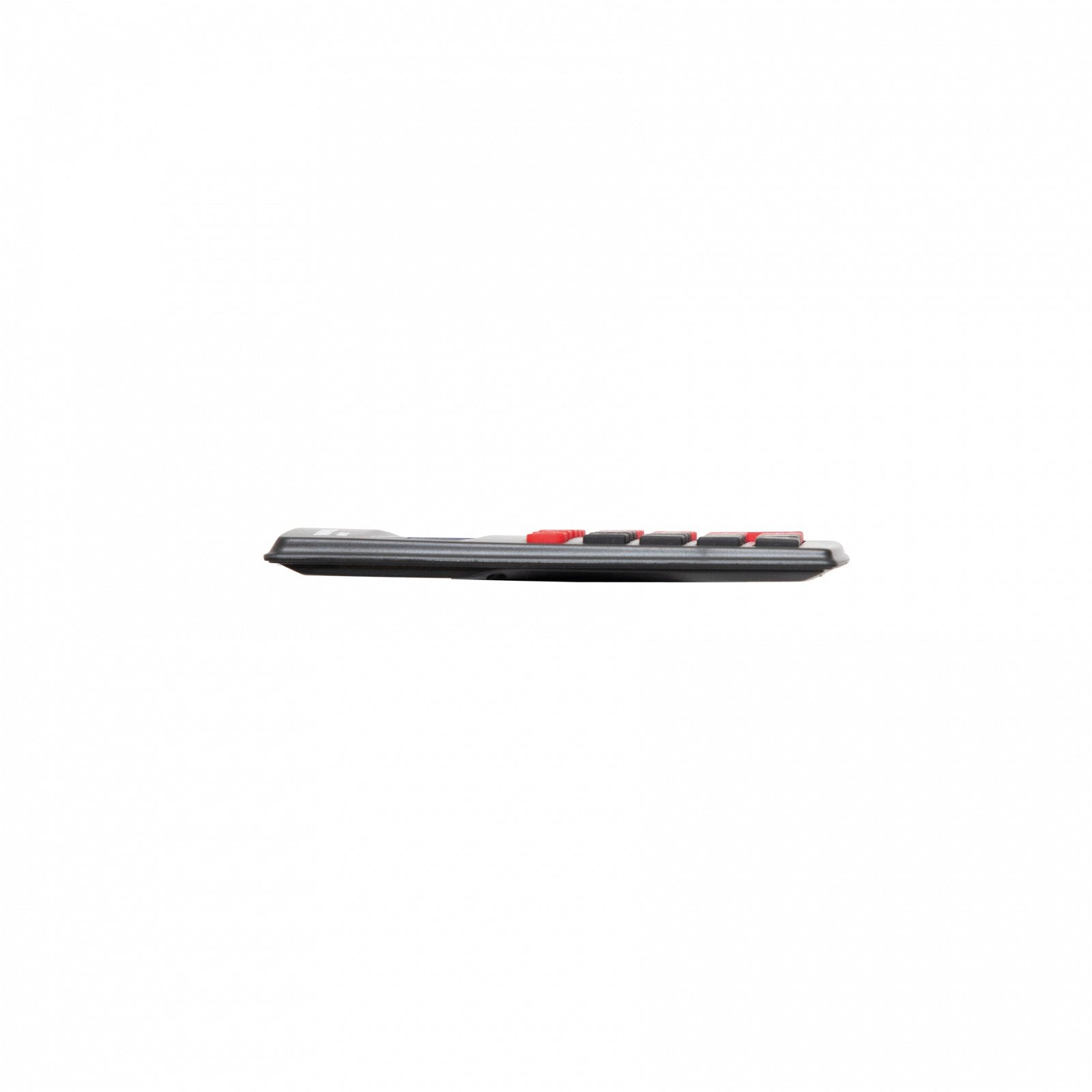 MAUL Taschenrechner M12 – 12-stellig – Solar/Batterie – Schwarz/Rot