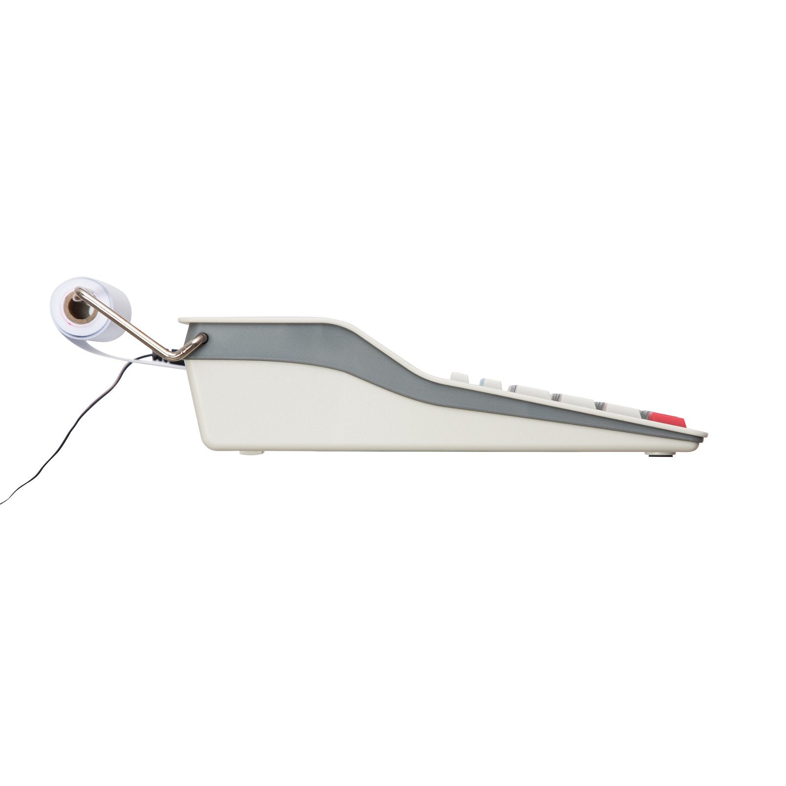 MAUL Druckrechner MPP32 – 12-stellig, 2 Zeilen/min, Akku, Desktop, LCD, Rollenbreite 58 mm, Grau/Weiss