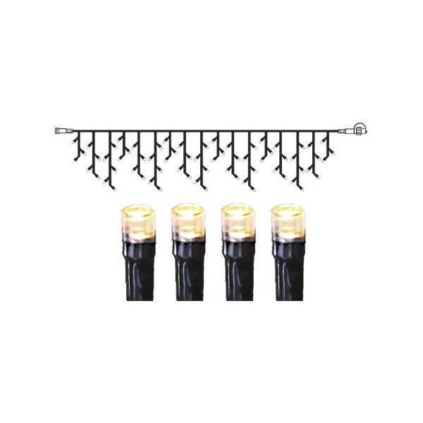 Star Trading Lichterkette (Erweiterung) 4 m – Warmweiss – IP44 – für System Decor – 1 Stk. – Schwarz – 495-87